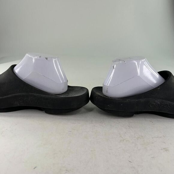 Oofos Ooahh Black Slide Sandal Slides US 11 Recovery Soft Foam Arch Support - Picture 6 of 9